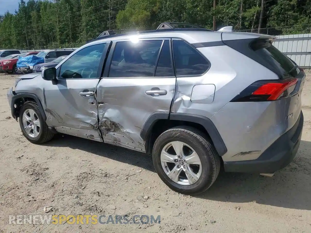 2 Photograph of a damaged car 2T3W1RFV2MC092388 TOYOTA RAV4 2021