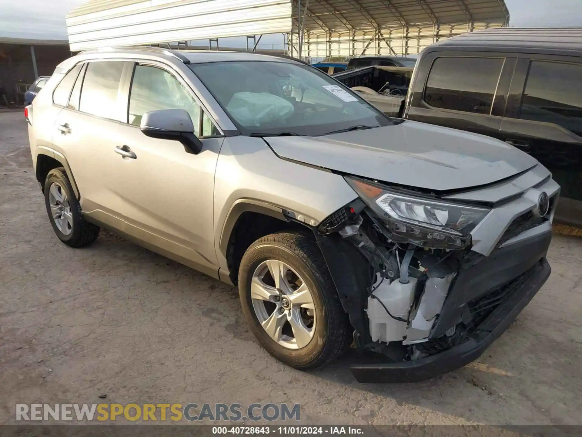 1 Photograph of a damaged car 2T3W1RFV2MC096148 TOYOTA RAV4 2021