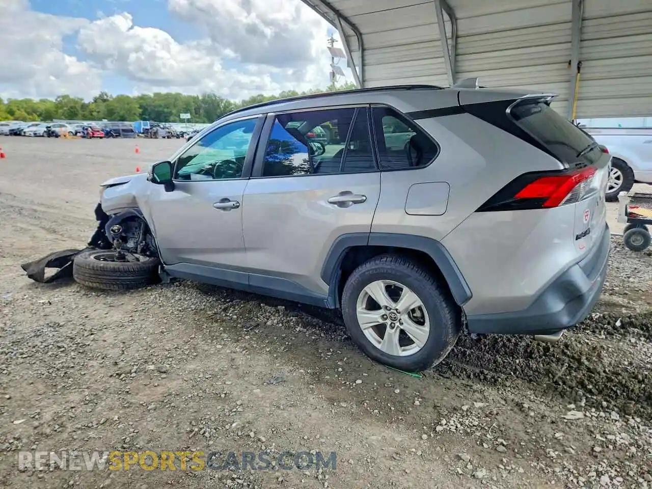 2 Photograph of a damaged car 2T3W1RFV2MC109190 TOYOTA RAV4 2021
