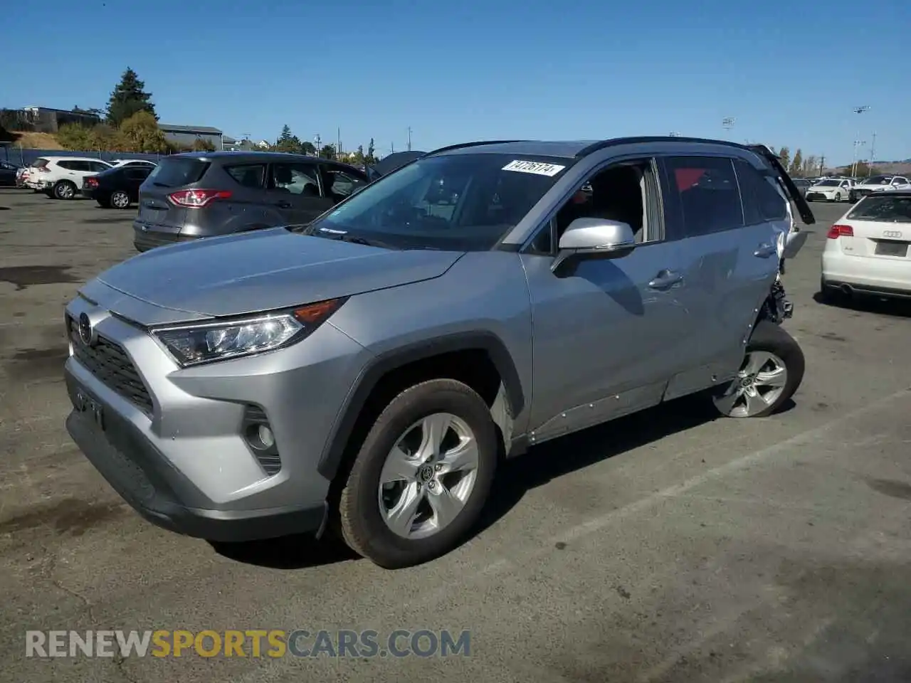 1 Photograph of a damaged car 2T3W1RFV2MC109593 TOYOTA RAV4 2021