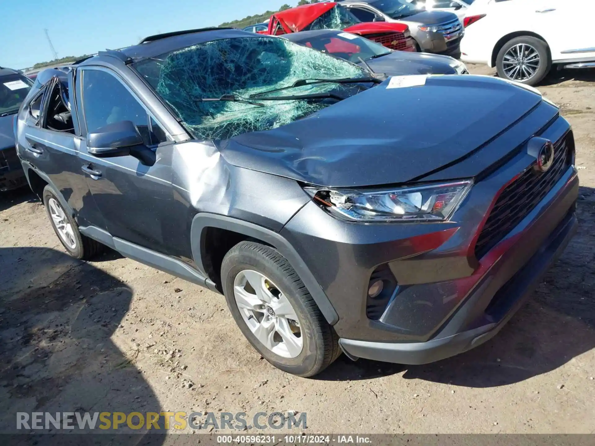1 Photograph of a damaged car 2T3W1RFV2MC120464 TOYOTA RAV4 2021