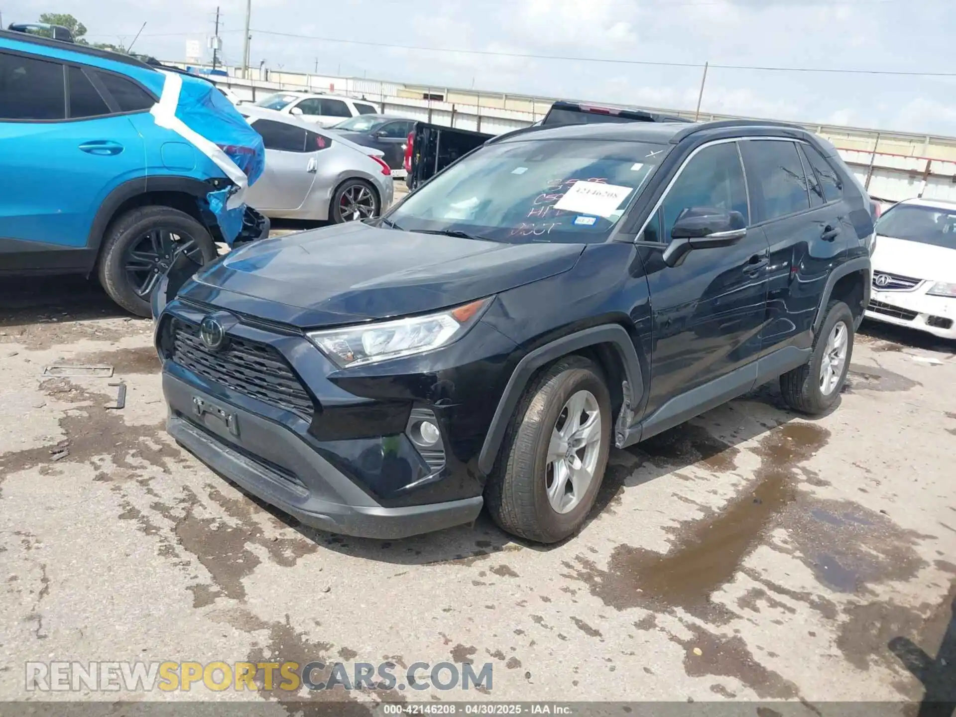 2 fotografías del automóvil dañado 2T3W1RFV2MW109141 TOYOTA RAV4 2021