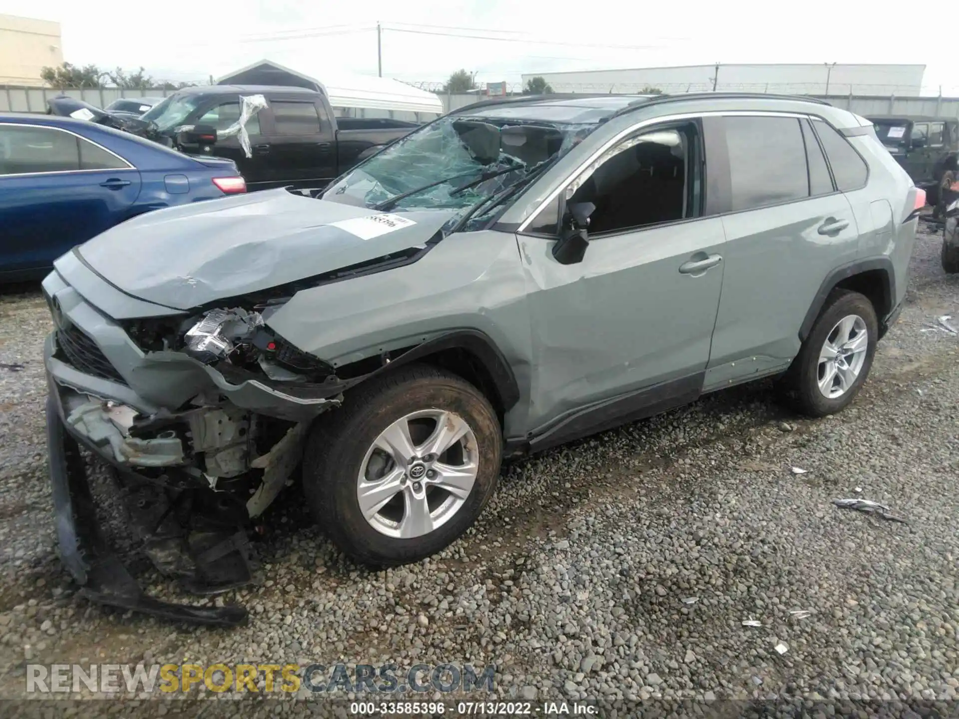 2 Photograph of a damaged car 2T3W1RFV2MW110919 TOYOTA RAV4 2021