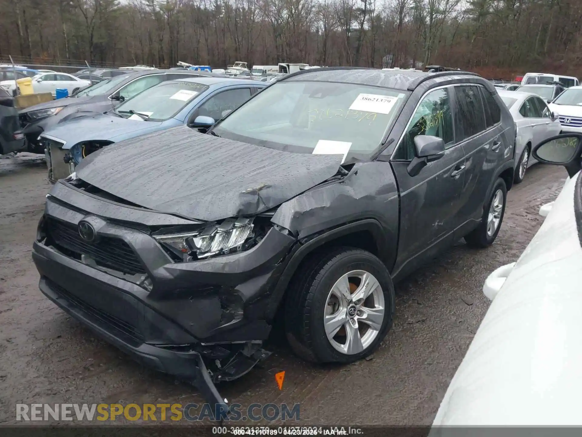 2 Photograph of a damaged car 2T3W1RFV2MW116333 TOYOTA RAV4 2021