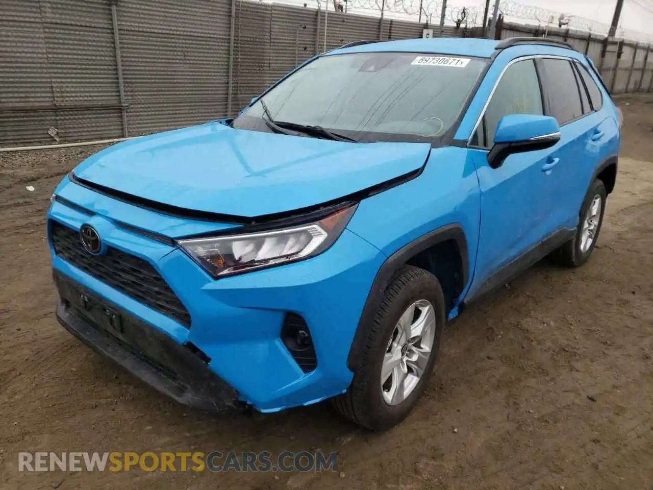 2 Photograph of a damaged car 2T3W1RFV2MW137554 TOYOTA RAV4 2021