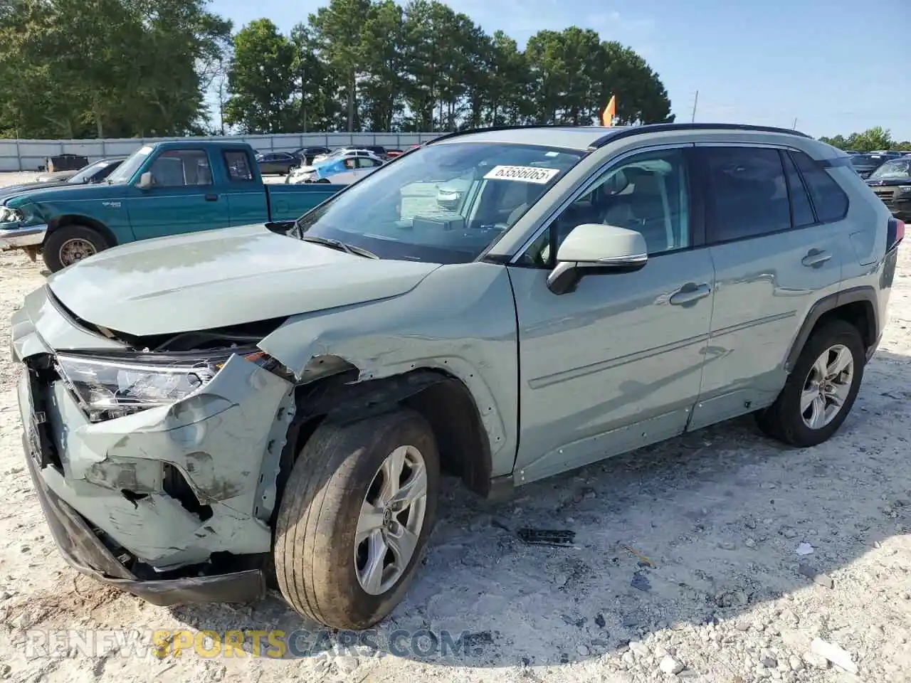 1 Photograph of a damaged car 2T3W1RFV2MW139532 TOYOTA RAV4 2021