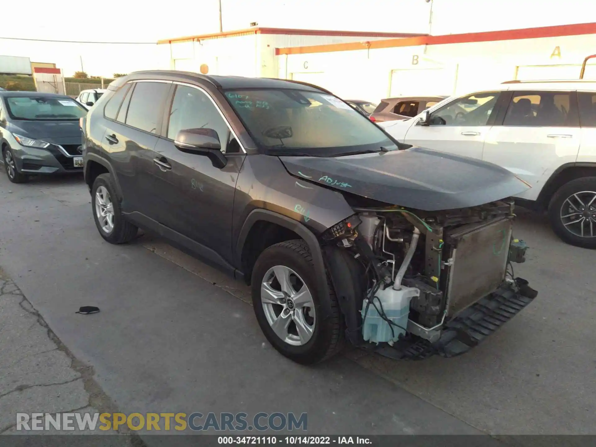 1 fotografías del automóvil dañado 2T3W1RFV2MW149638 TOYOTA RAV4 2021
