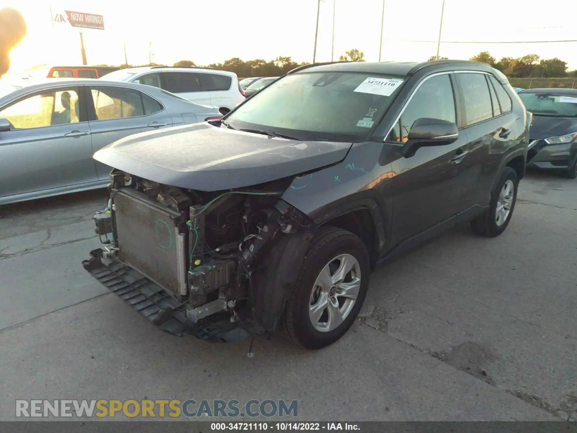 2 fotografías del automóvil dañado 2T3W1RFV2MW149638 TOYOTA RAV4 2021