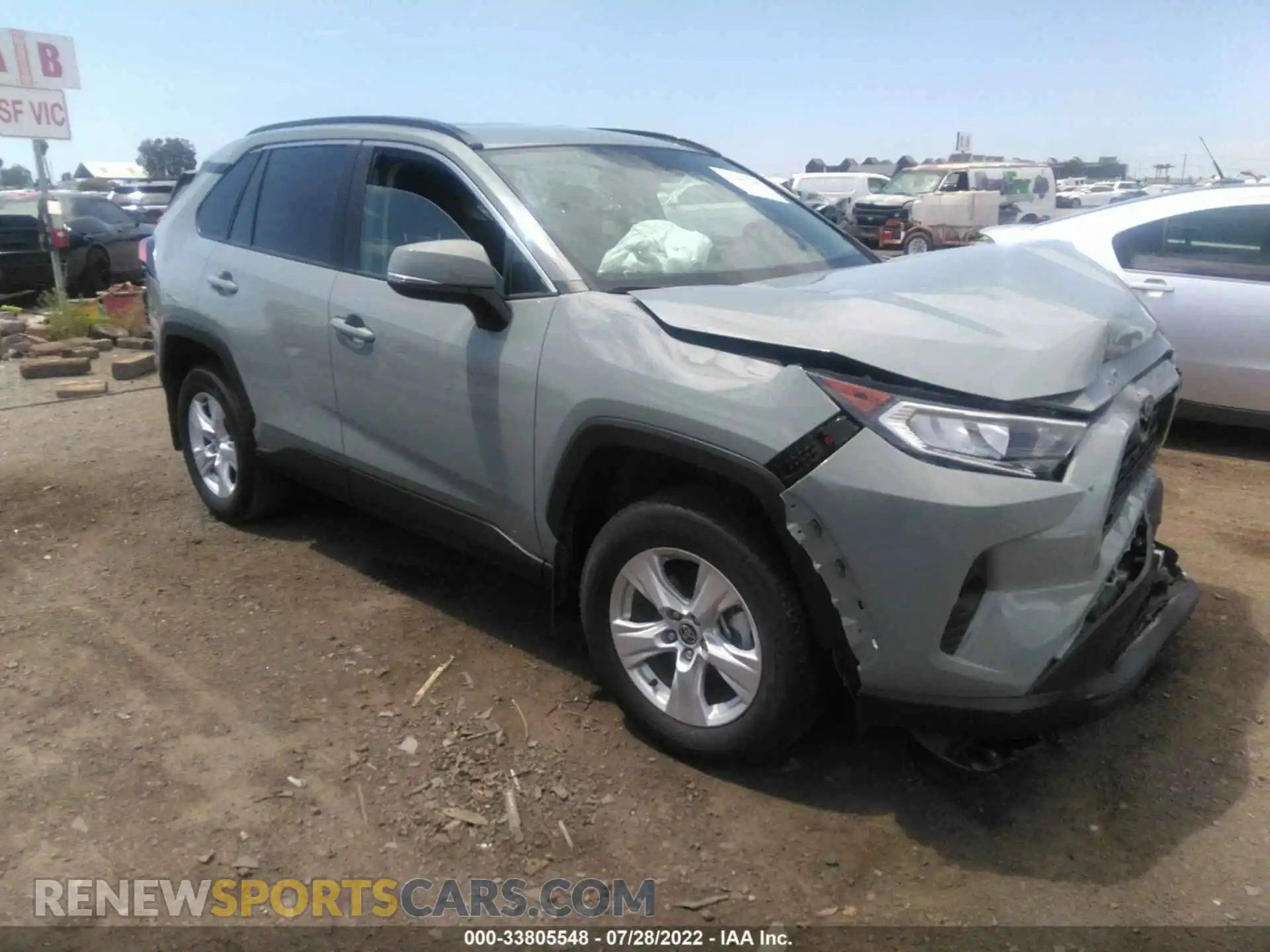 1 Photograph of a damaged car 2T3W1RFV2MW156993 TOYOTA RAV4 2021