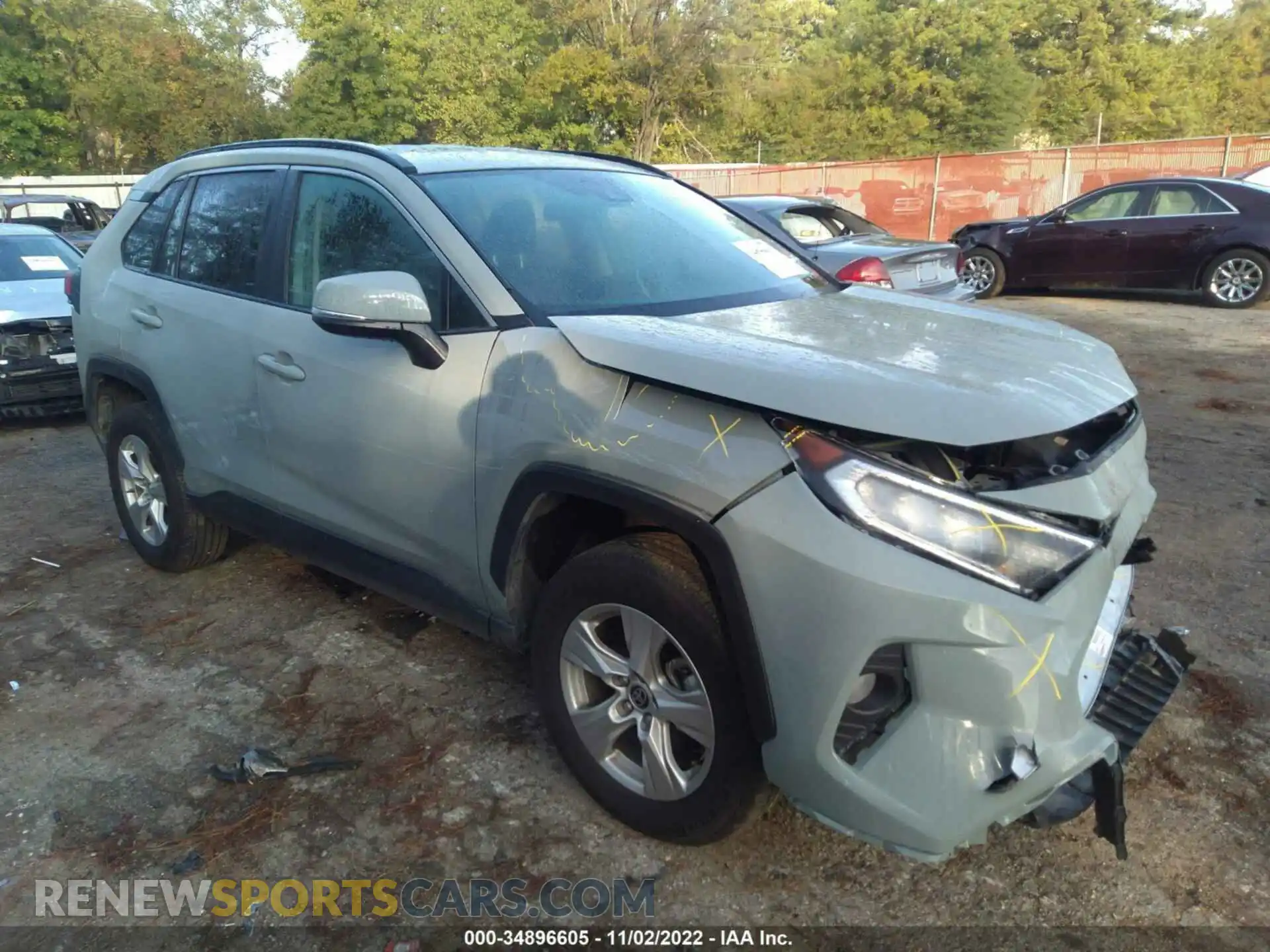 1 Фотография поврежденного автомобиля 2T3W1RFV2MW157612 TOYOTA RAV4 2021