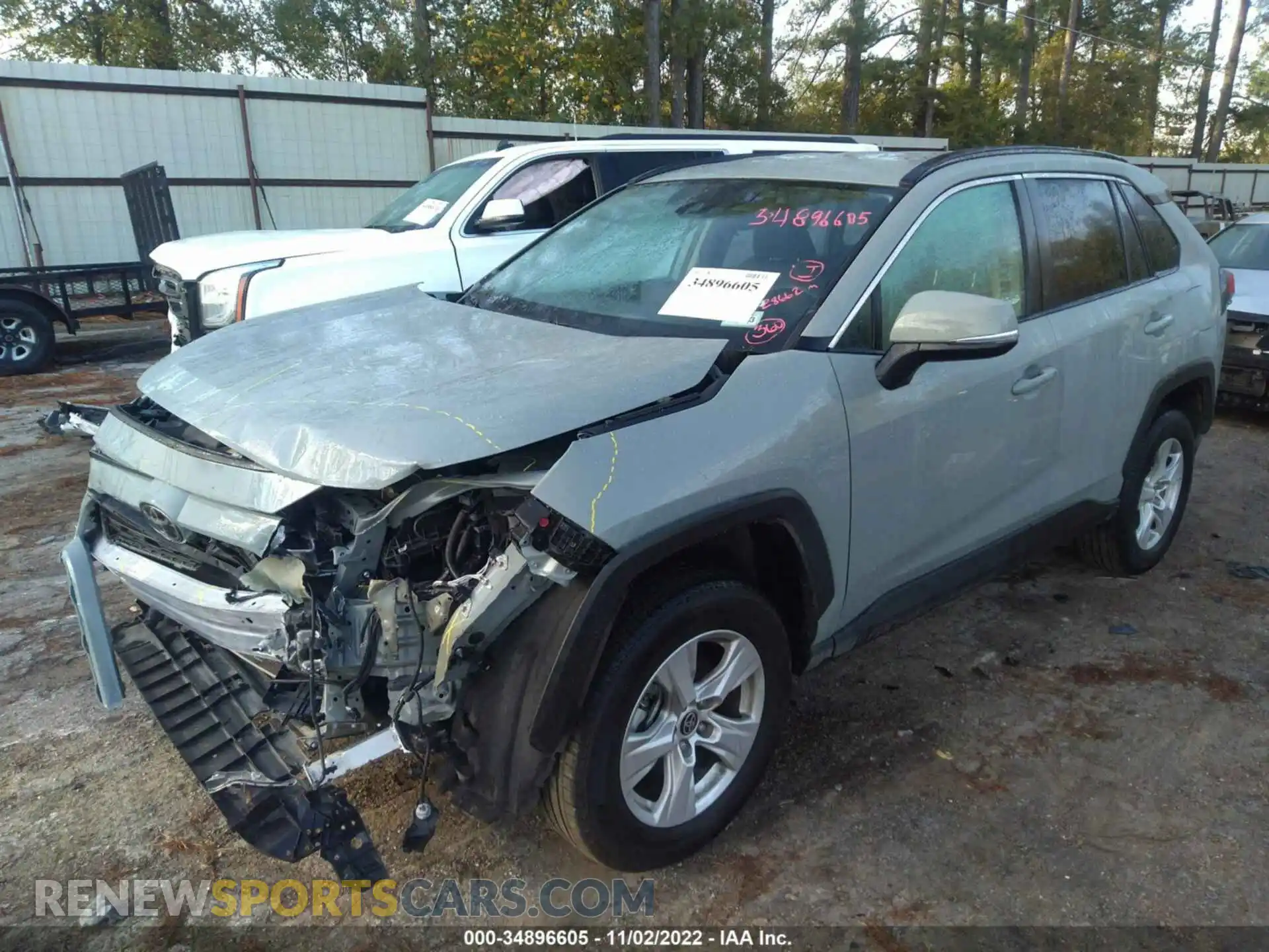 2 Фотография поврежденного автомобиля 2T3W1RFV2MW157612 TOYOTA RAV4 2021