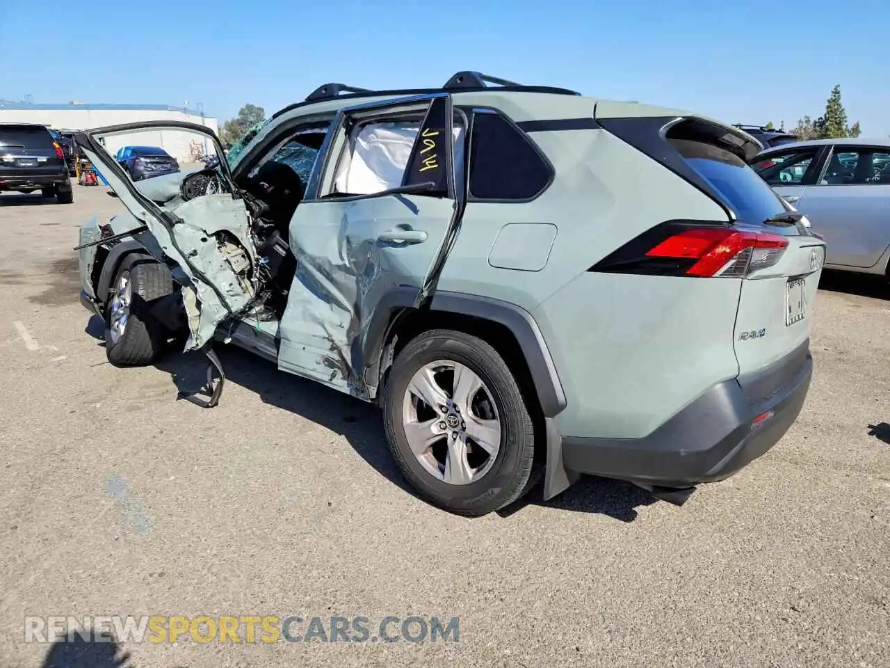 2 Photograph of a damaged car 2T3W1RFV2MW164396 TOYOTA RAV4 2021