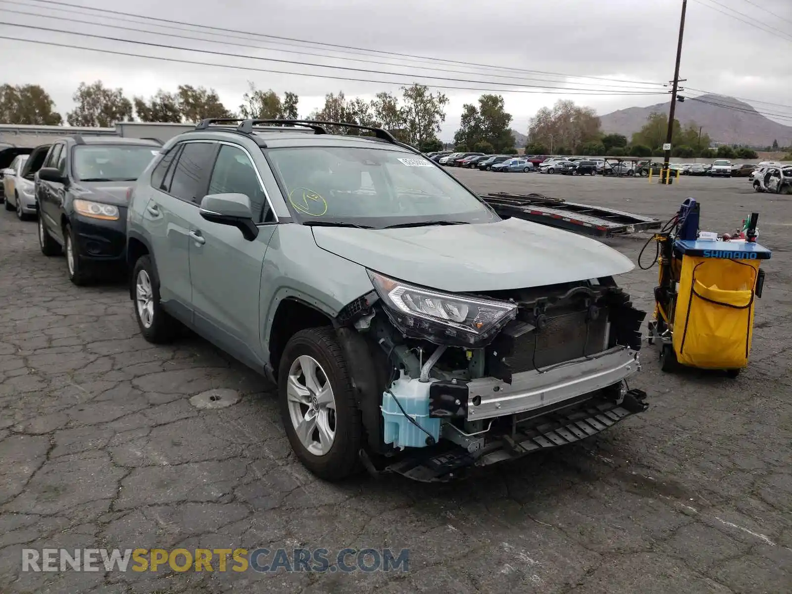 1 Photograph of a damaged car 2T3W1RFV3MC087720 TOYOTA RAV4 2021