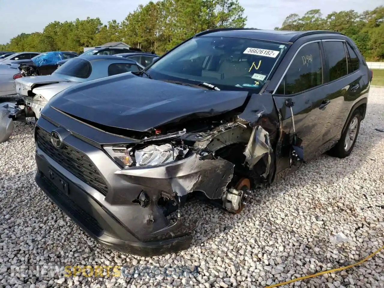 2 Photograph of a damaged car 2T3W1RFV3MC117556 TOYOTA RAV4 2021