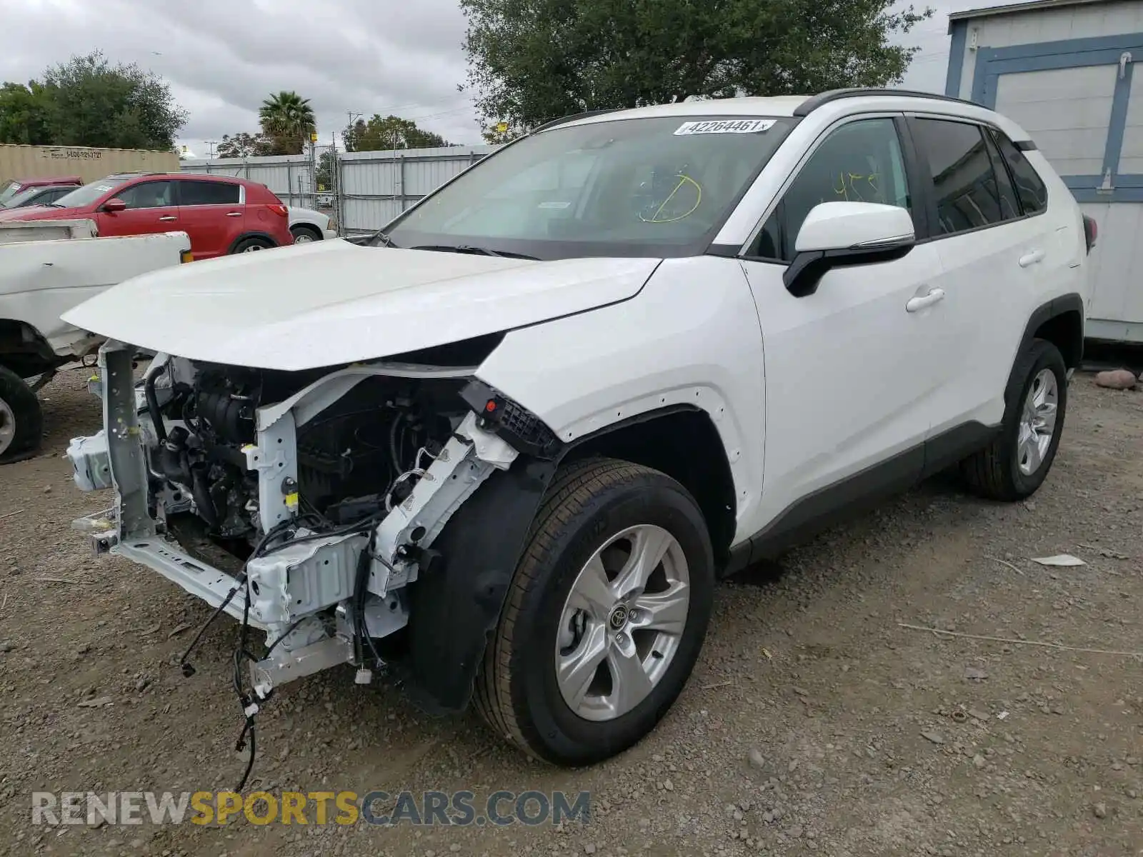 2 Photograph of a damaged car 2T3W1RFV3MC128170 TOYOTA RAV4 2021