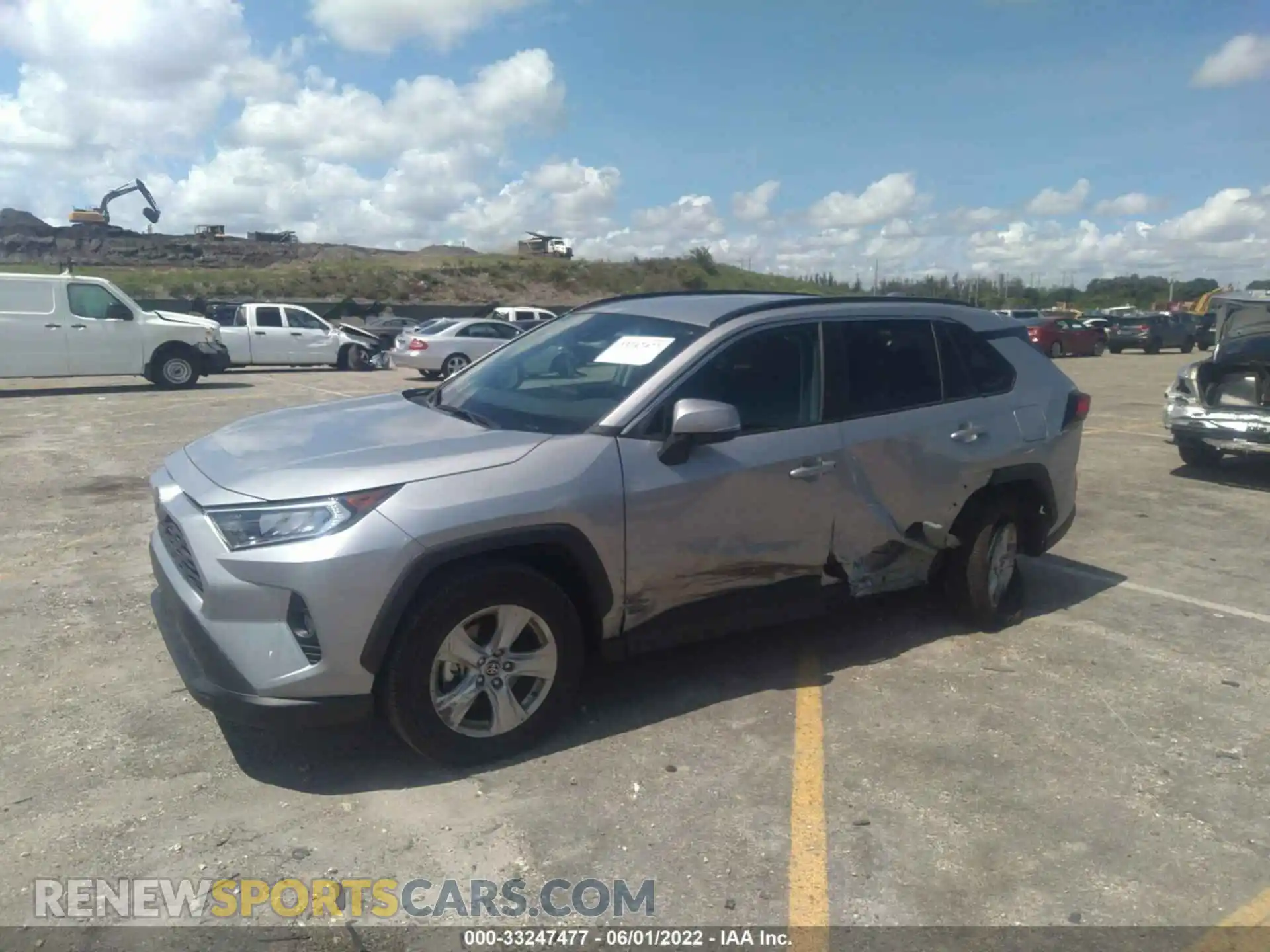 2 Photograph of a damaged car 2T3W1RFV3MC139704 TOYOTA RAV4 2021