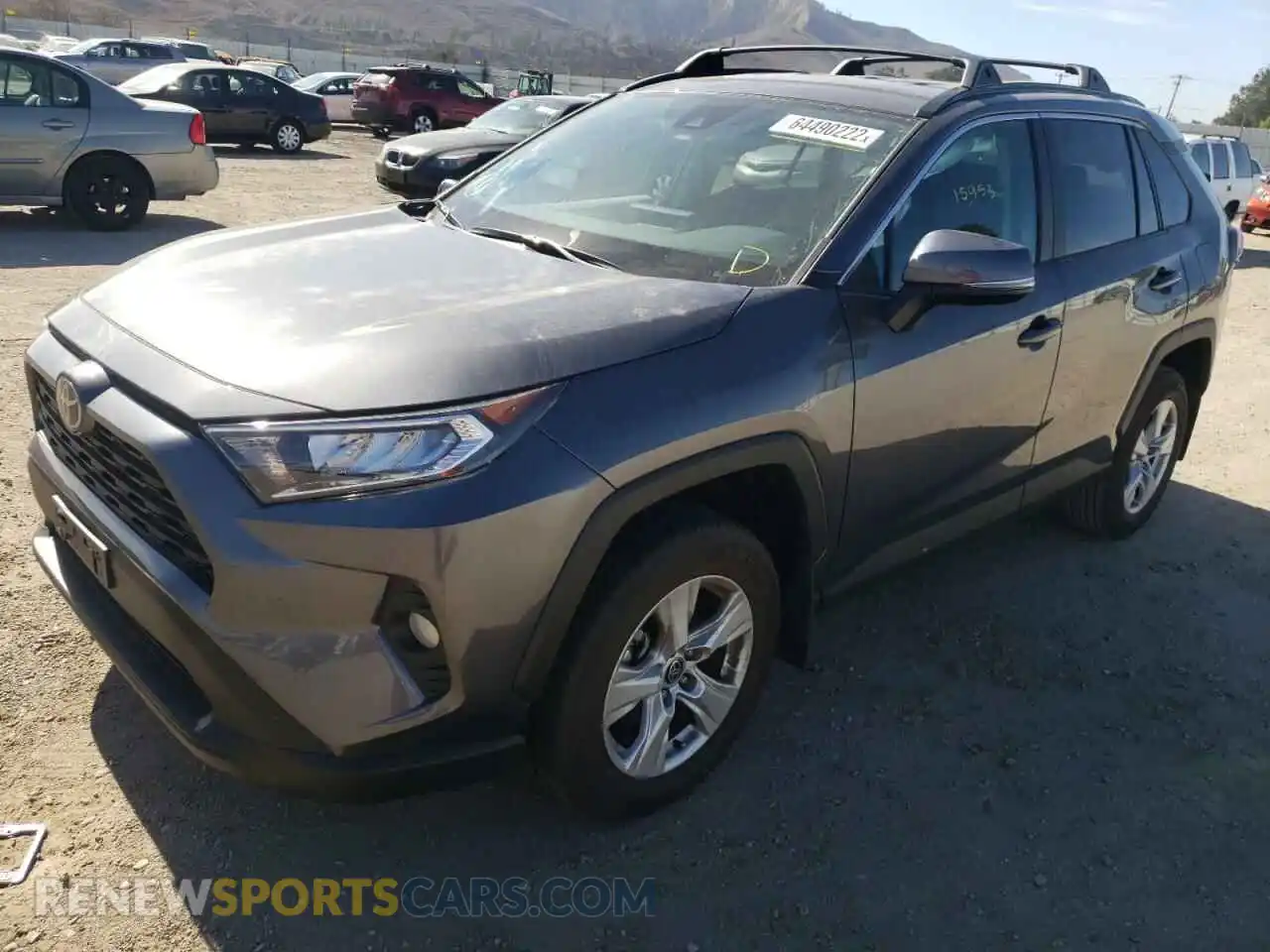 2 fotografías del automóvil dañado 2T3W1RFV3MC151271 TOYOTA RAV4 2021