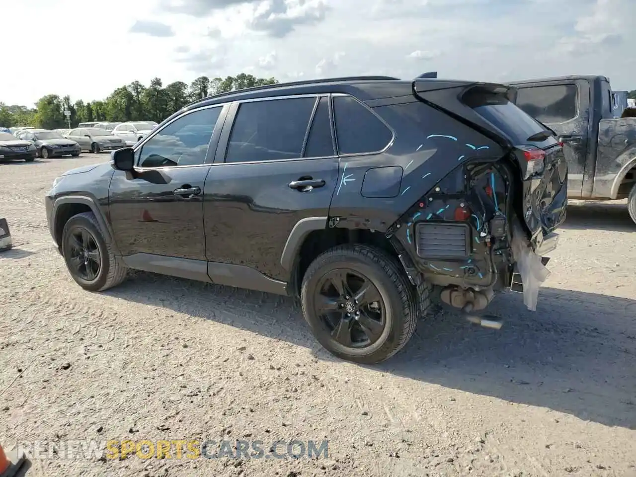 2 Photograph of a damaged car 2T3W1RFV3MW105213 TOYOTA RAV4 2021