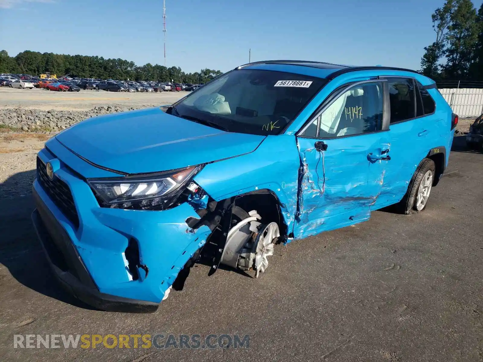 2 Photograph of a damaged car 2T3W1RFV3MW111304 TOYOTA RAV4 2021