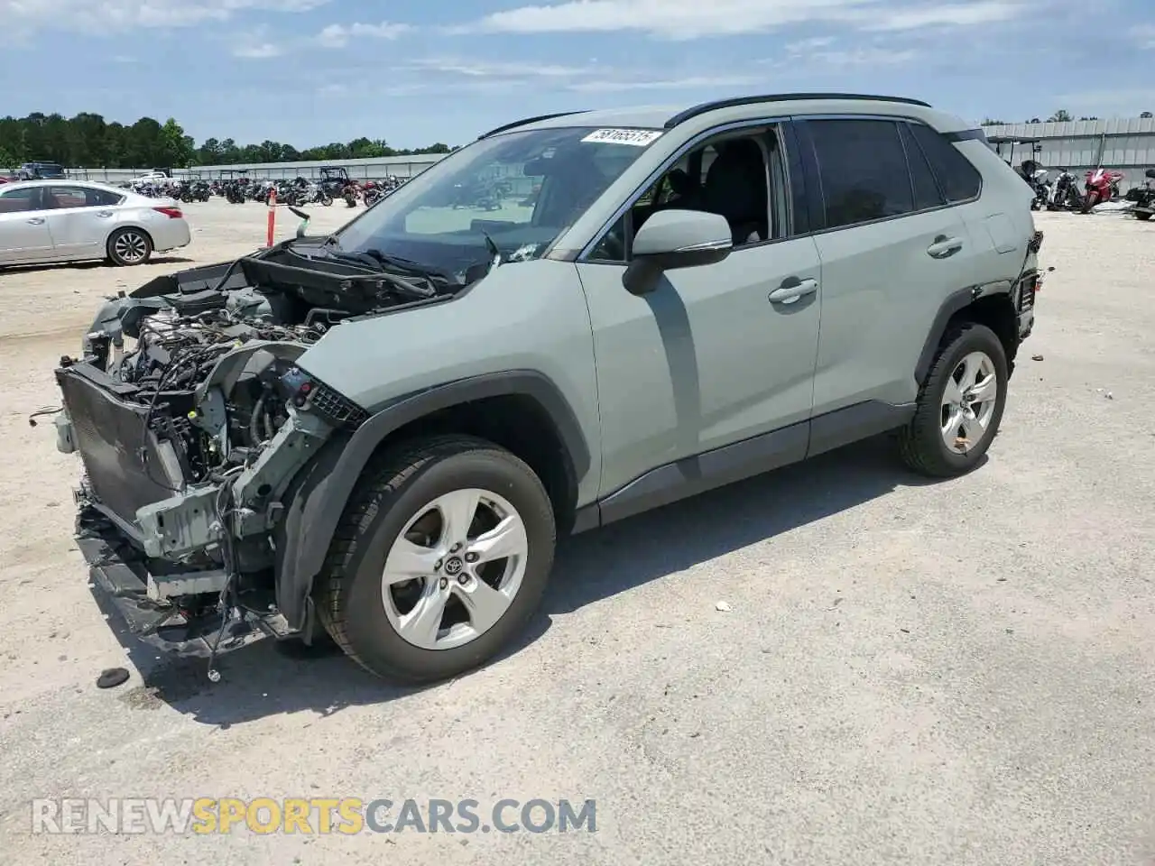 1 Photograph of a damaged car 2T3W1RFV3MW112632 TOYOTA RAV4 2021