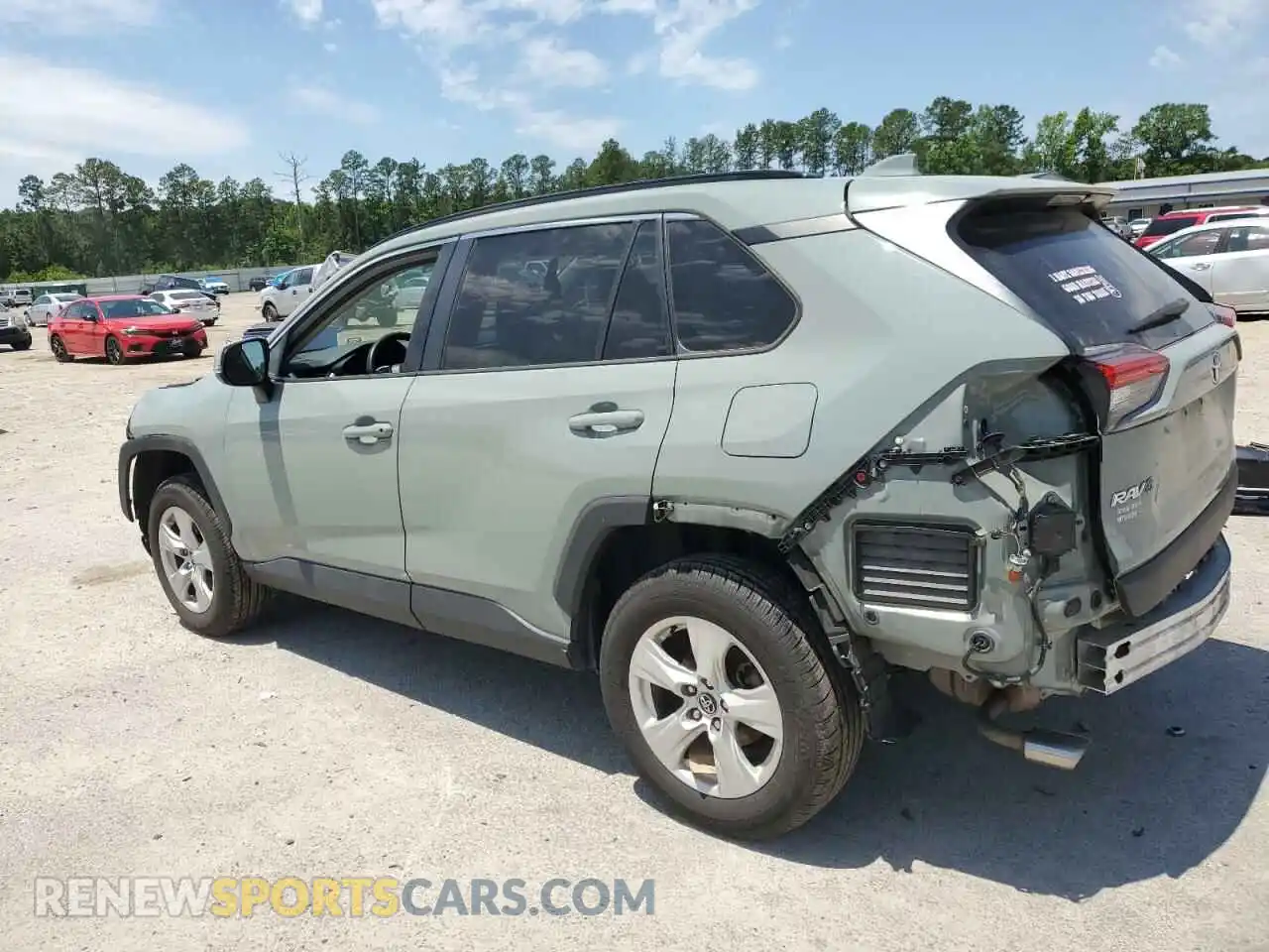 2 Photograph of a damaged car 2T3W1RFV3MW112632 TOYOTA RAV4 2021