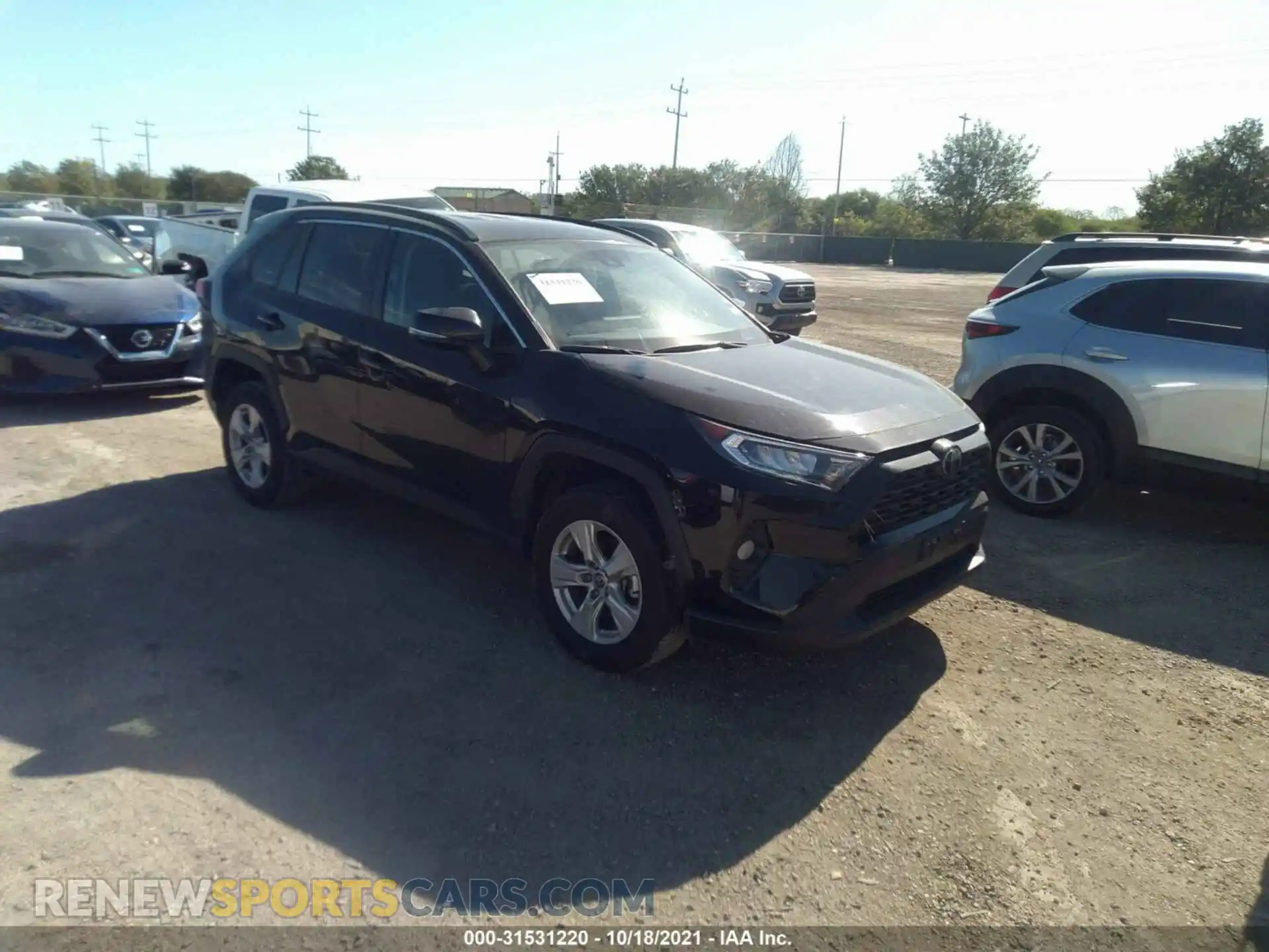 1 Photograph of a damaged car 2T3W1RFV3MW126918 TOYOTA RAV4 2021