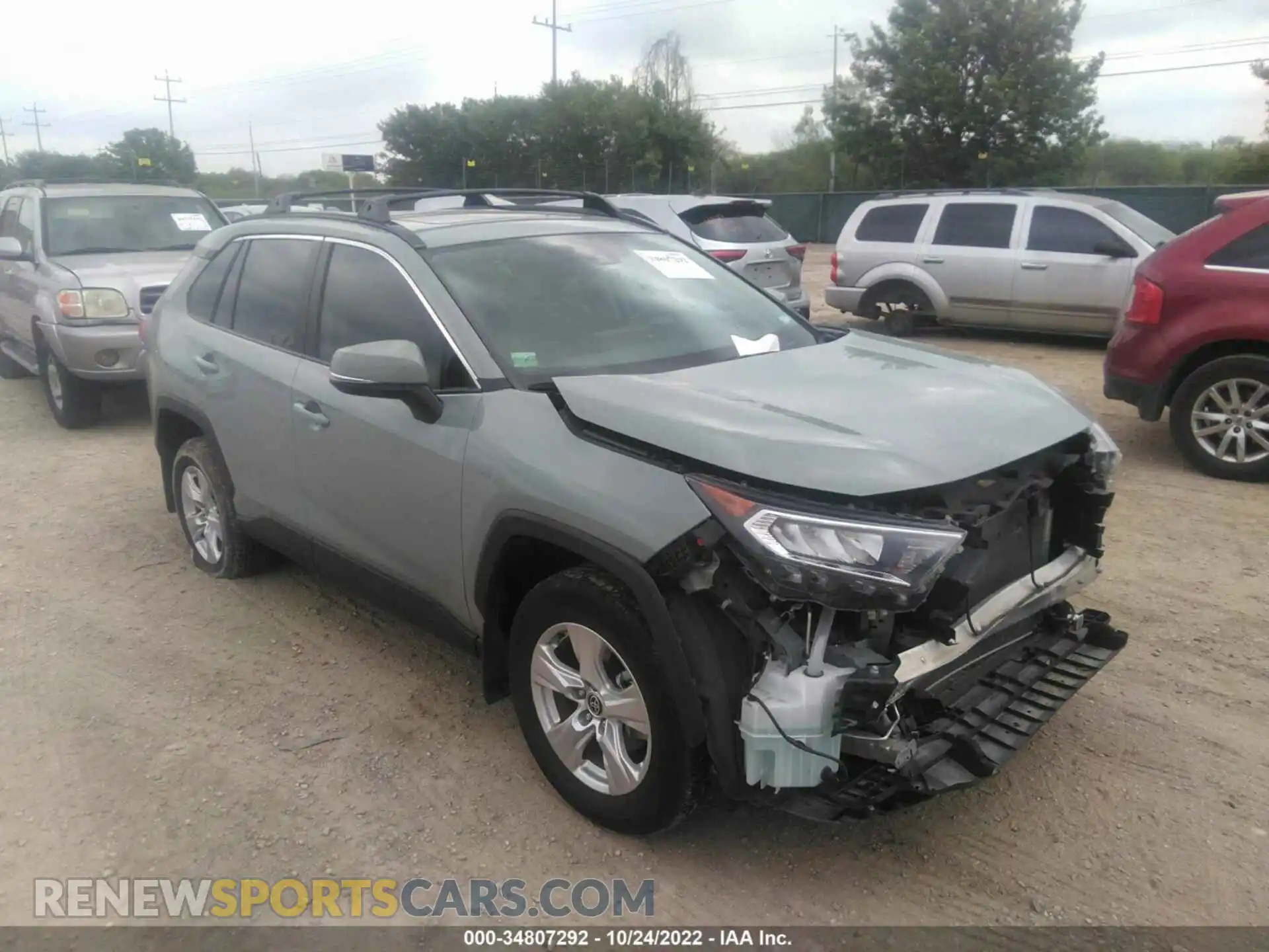 1 Фотография поврежденного автомобиля 2T3W1RFV3MW130435 TOYOTA RAV4 2021