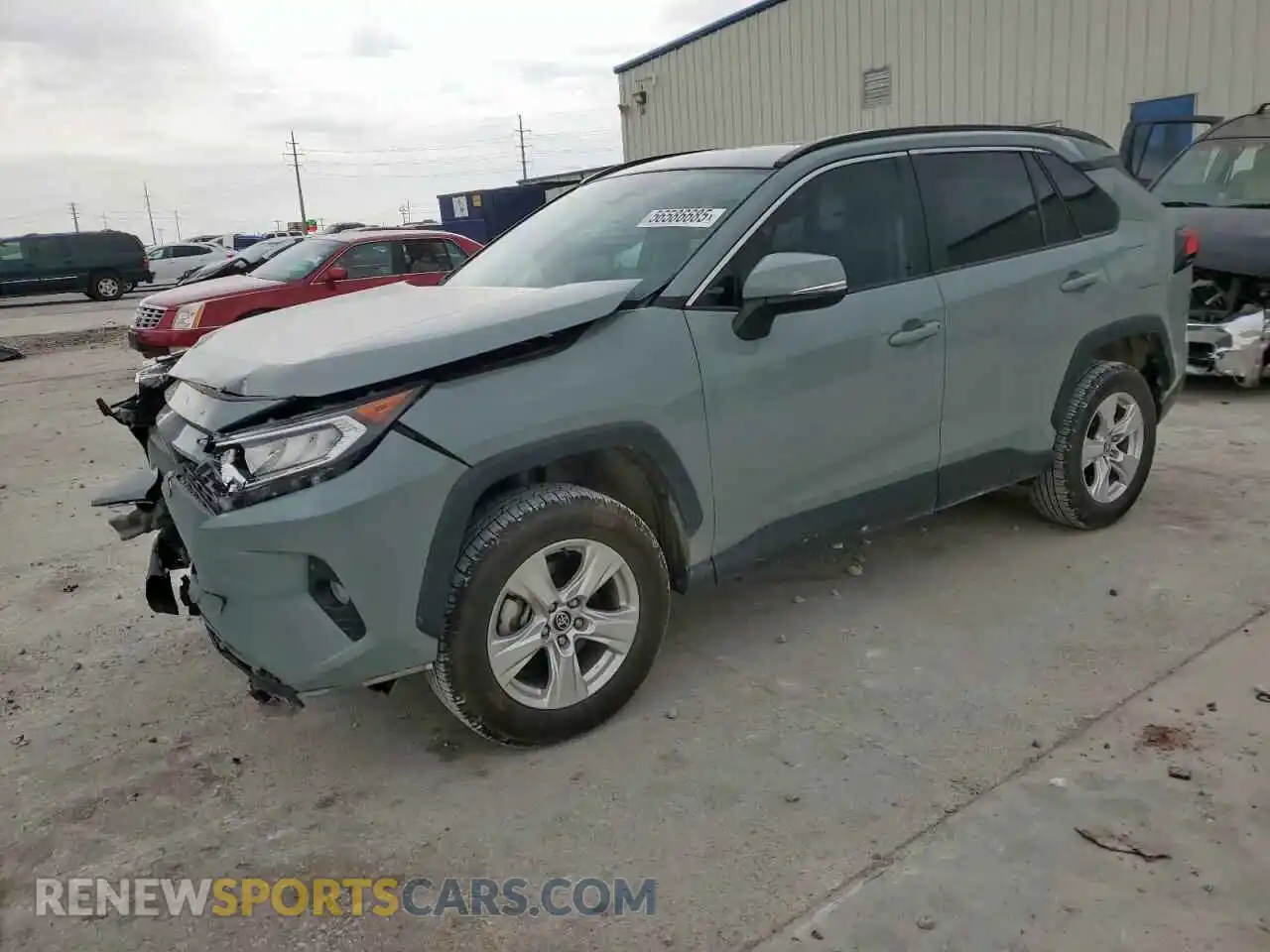 1 Photograph of a damaged car 2T3W1RFV3MW131150 TOYOTA RAV4 2021