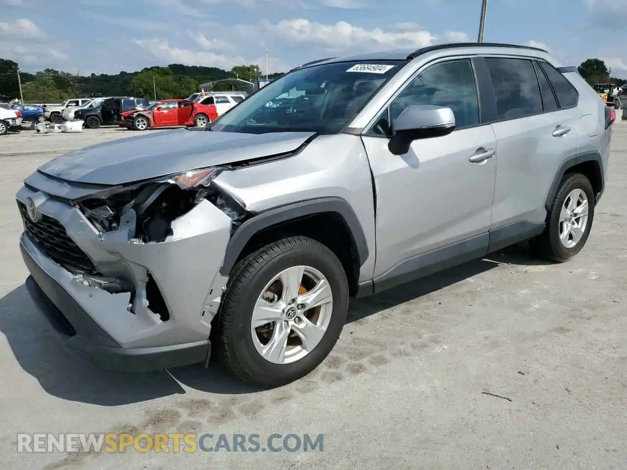 1 Photograph of a damaged car 2T3W1RFV3MW133478 TOYOTA RAV4 2021