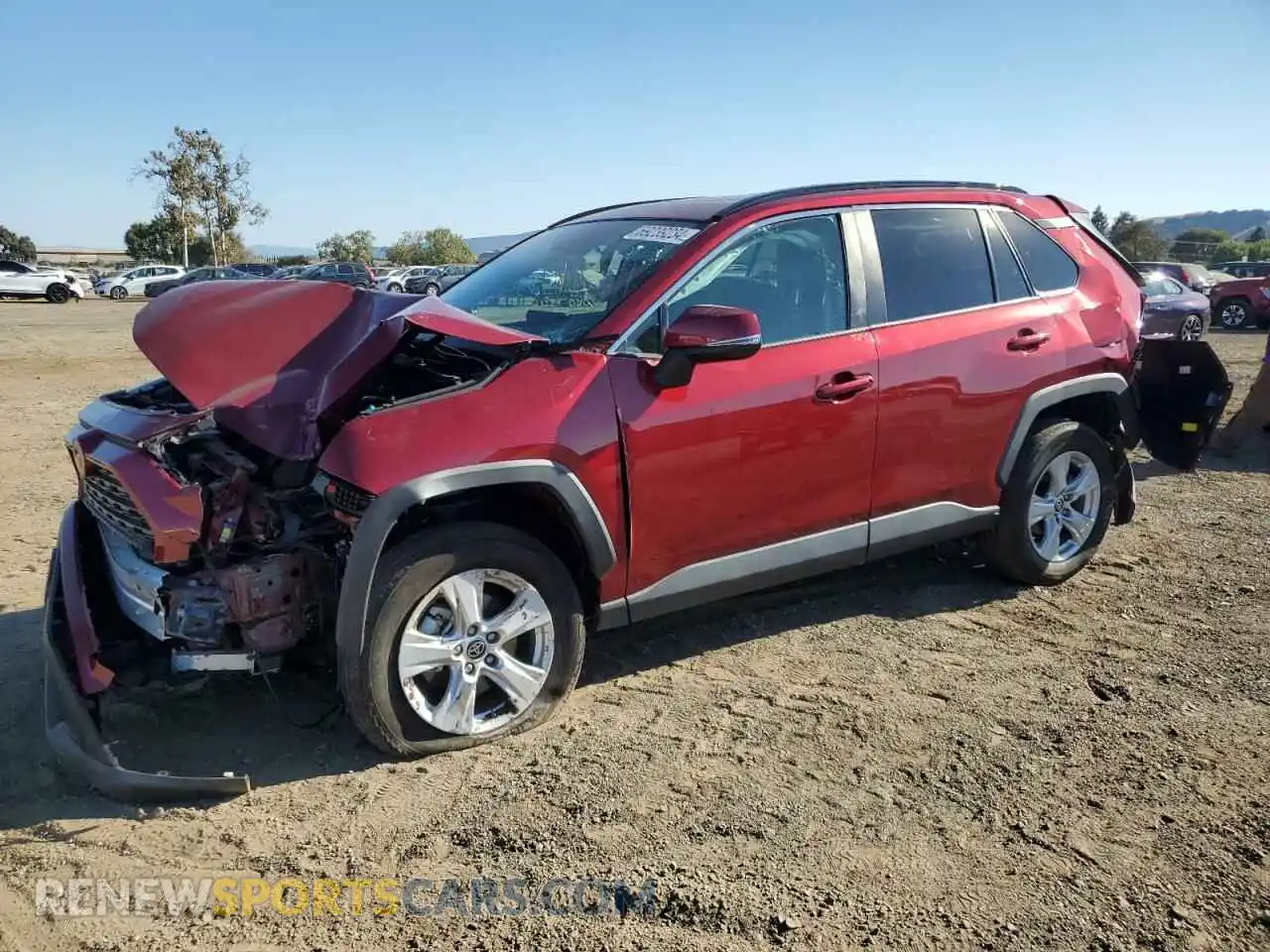 1 Photograph of a damaged car 2T3W1RFV3MW143590 TOYOTA RAV4 2021
