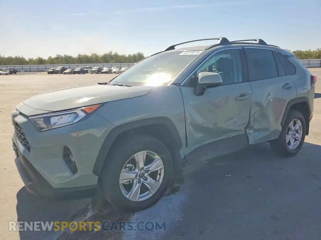 1 Photograph of a damaged car 2T3W1RFV3MW161314 TOYOTA RAV4 2021