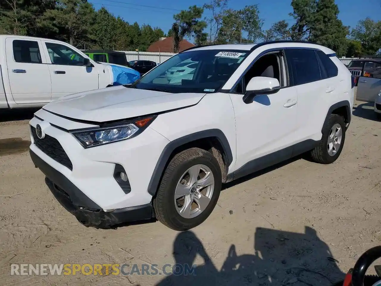 1 fotografías del automóvil dañado 2T3W1RFV3MW174547 TOYOTA RAV4 2021