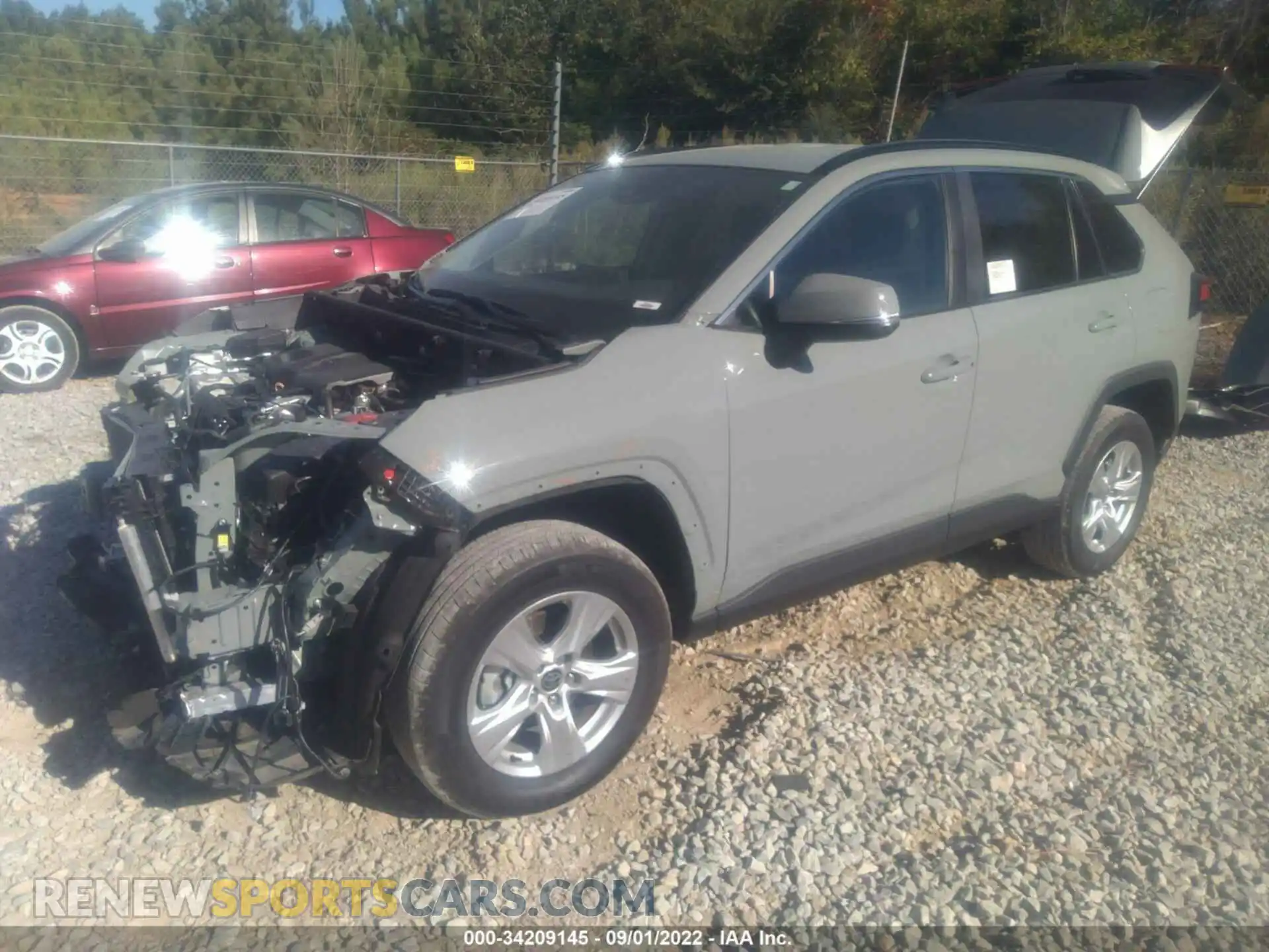 2 Photograph of a damaged car 2T3W1RFV3MW178081 TOYOTA RAV4 2021