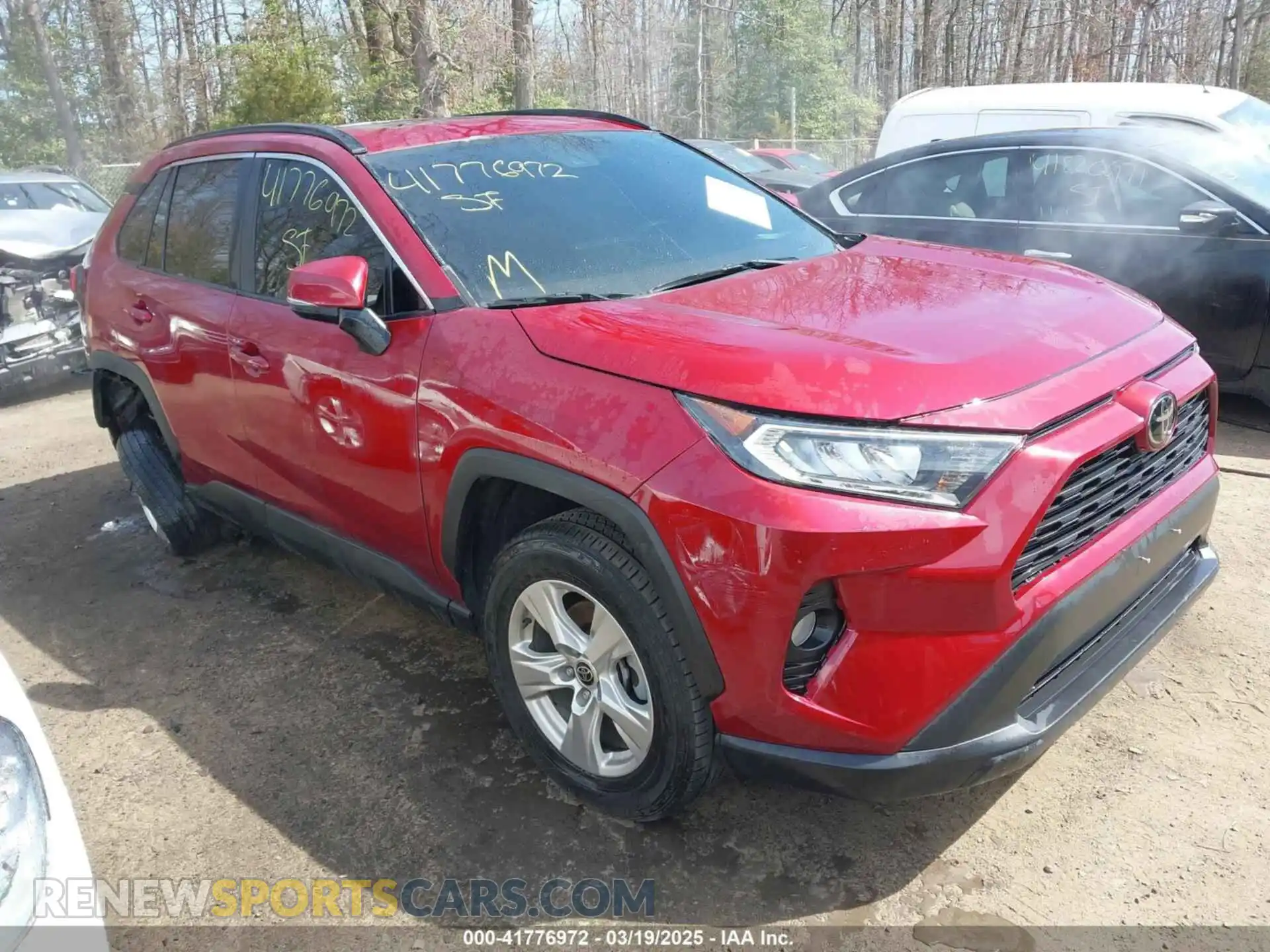 1 Photograph of a damaged car 2T3W1RFV3MW180123 TOYOTA RAV4 2021