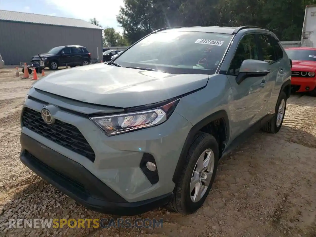 2 Photograph of a damaged car 2T3W1RFV3MW180929 TOYOTA RAV4 2021