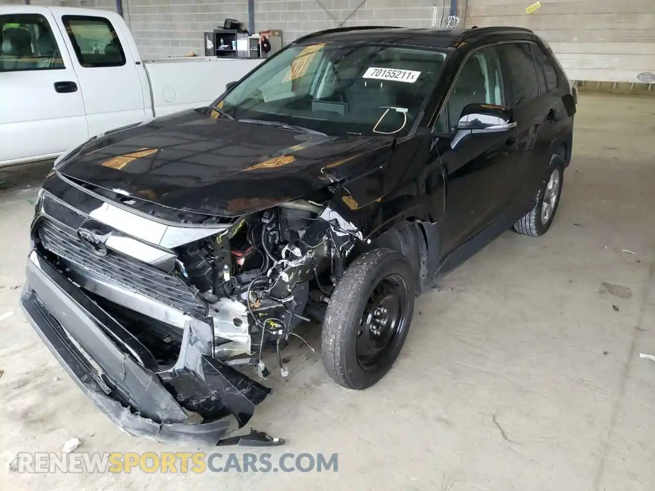 2 Photograph of a damaged car 2T3W1RFV4MC088648 TOYOTA RAV4 2021