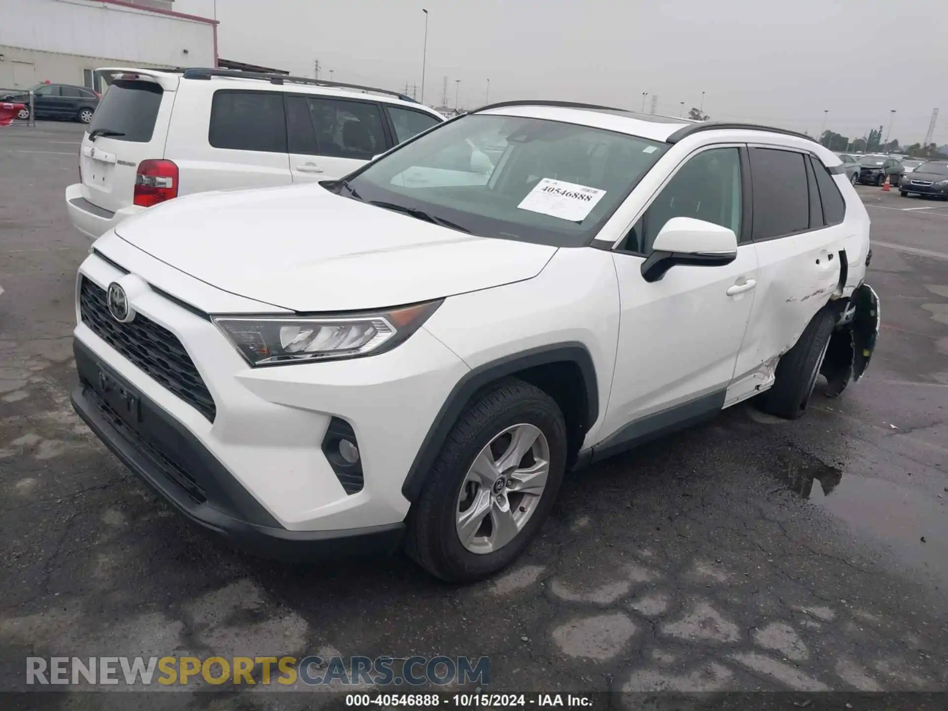 2 Photograph of a damaged car 2T3W1RFV4MC097642 TOYOTA RAV4 2021