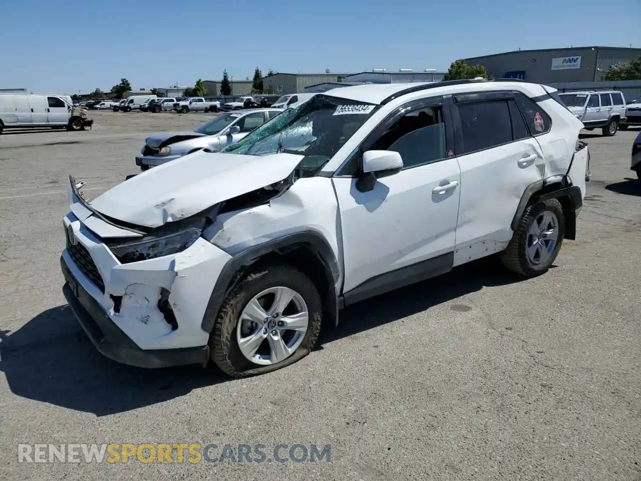 1 Photograph of a damaged car 2T3W1RFV4MC106002 TOYOTA RAV4 2021