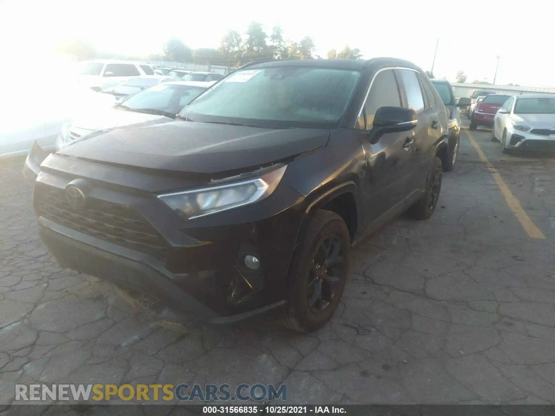 2 Photograph of a damaged car 2T3W1RFV4MC140425 TOYOTA RAV4 2021
