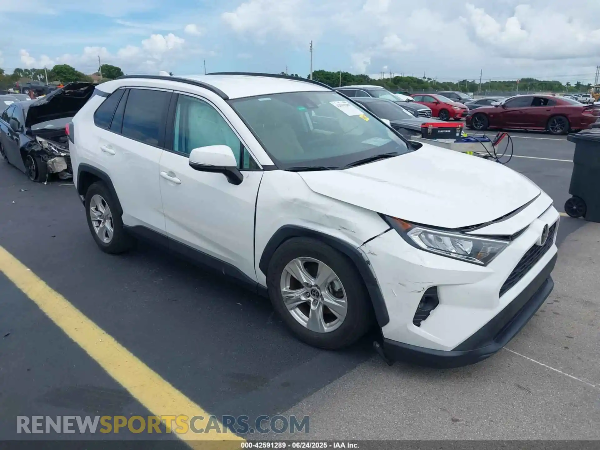 1 fotografías del automóvil dañado 2T3W1RFV4MC140859 TOYOTA RAV4 2021