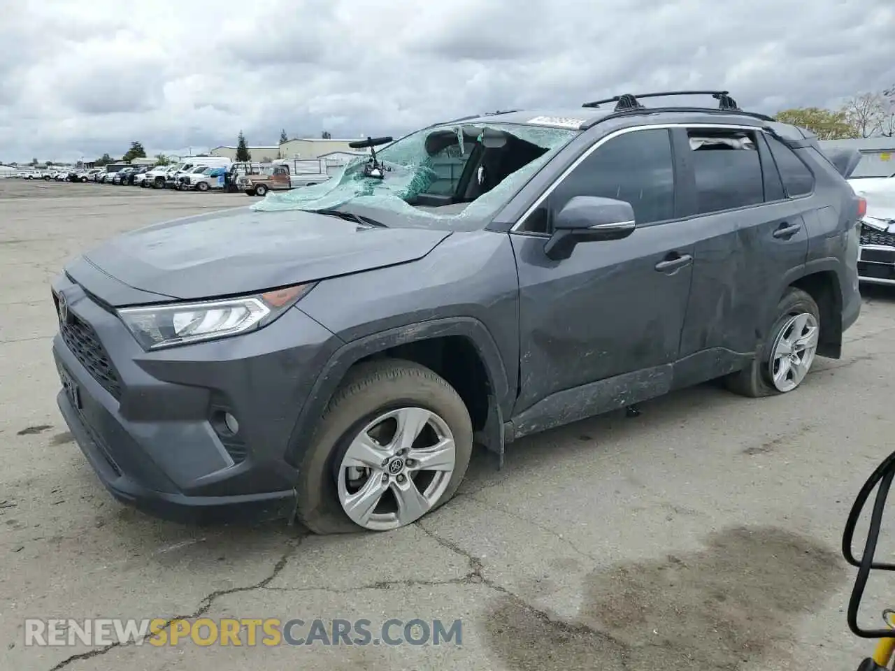 1 Photograph of a damaged car 2T3W1RFV4MC153241 TOYOTA RAV4 2021
