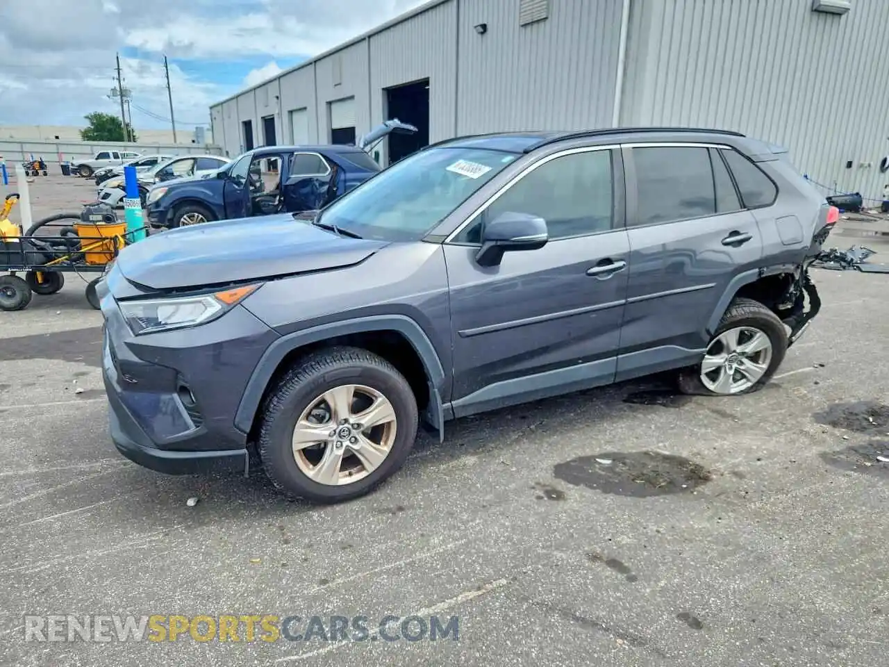 1 fotografías del automóvil dañado 2T3W1RFV4MW103907 TOYOTA RAV4 2021