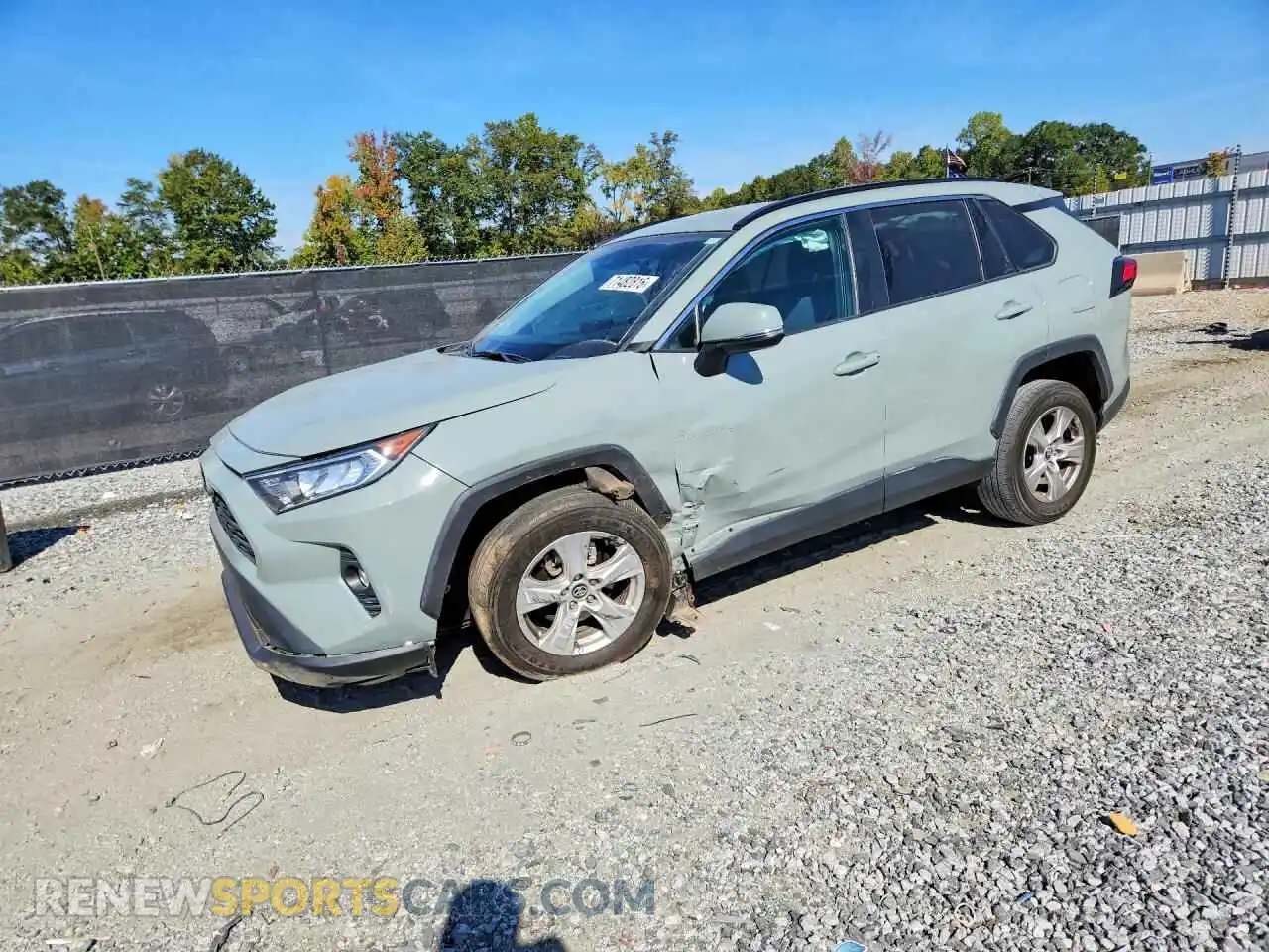 1 Photograph of a damaged car 2T3W1RFV4MW112123 TOYOTA RAV4 2021
