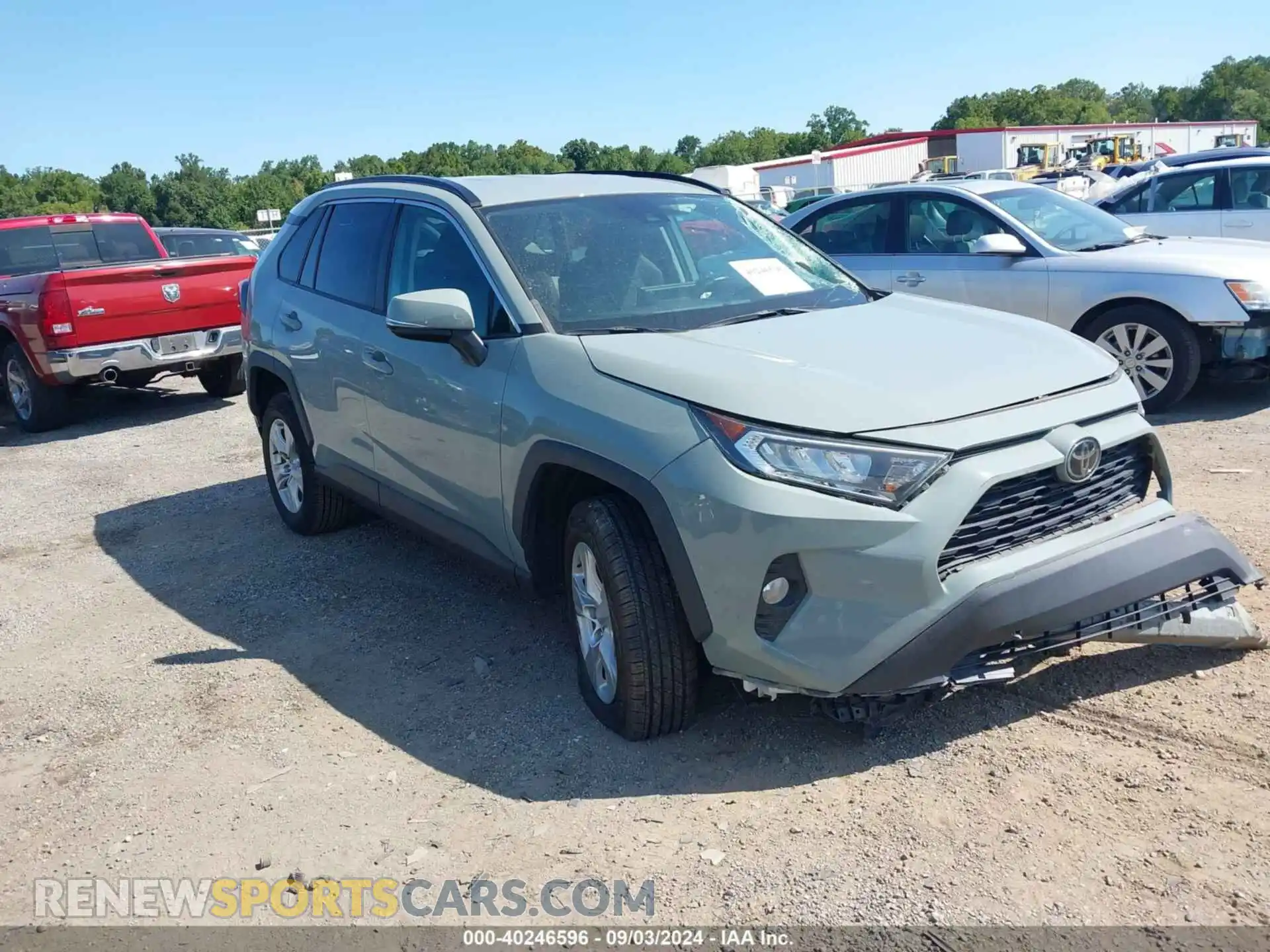 1 Photograph of a damaged car 2T3W1RFV4MW115989 TOYOTA RAV4 2021