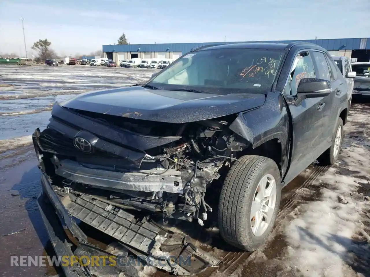 2 Photograph of a damaged car 2T3W1RFV4MW118455 TOYOTA RAV4 2021