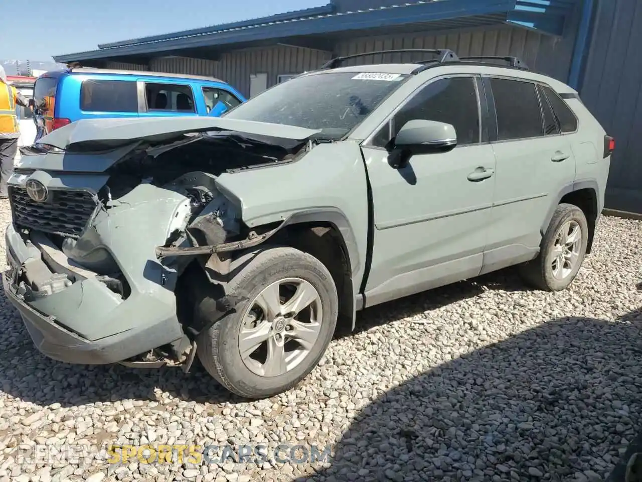 1 Photograph of a damaged car 2T3W1RFV4MW134798 TOYOTA RAV4 2021