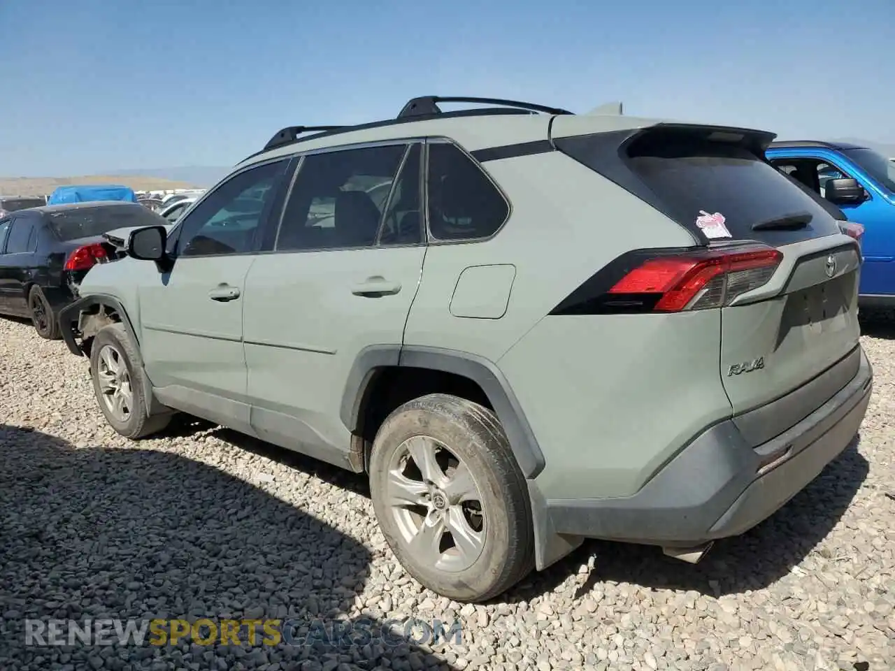 2 Photograph of a damaged car 2T3W1RFV4MW134798 TOYOTA RAV4 2021