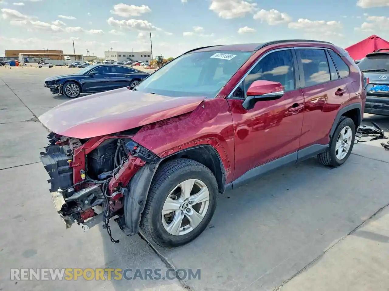 1 Фотография поврежденного автомобиля 2T3W1RFV4MW137961 TOYOTA RAV4 2021