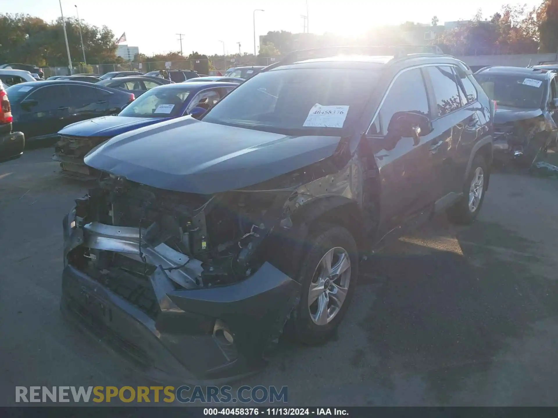 2 fotografías del automóvil dañado 2T3W1RFV4MW146448 TOYOTA RAV4 2021