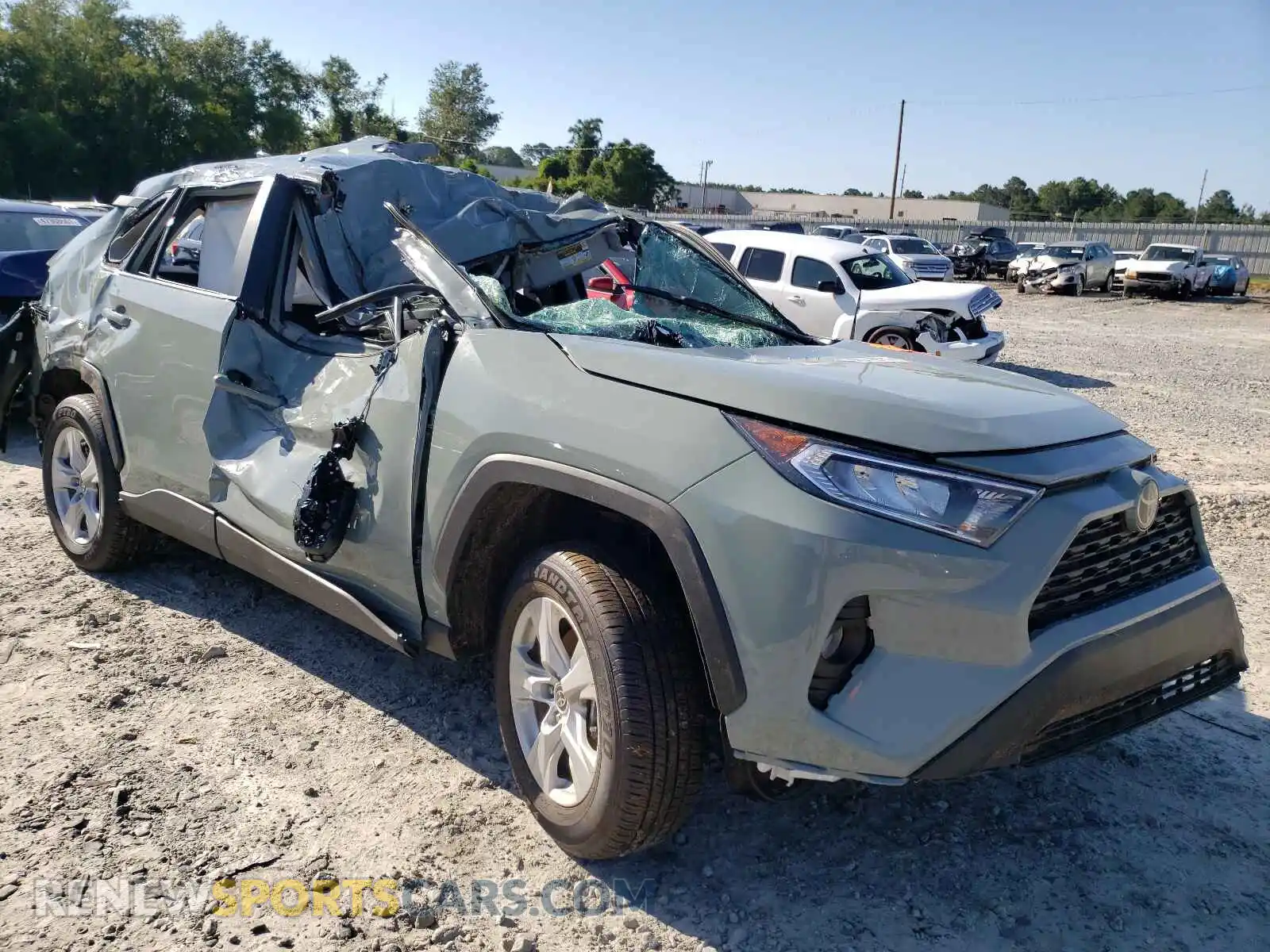 1 Photograph of a damaged car 2T3W1RFV4MW151200 TOYOTA RAV4 2021